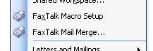 Click to view FaxTalk Merge for Microsoft Word 2003/XP 1.0.2 screenshot