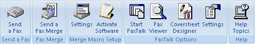 Click to view FaxTalk Merge Microsoft Word 2007/2010 1.0.2 screenshot