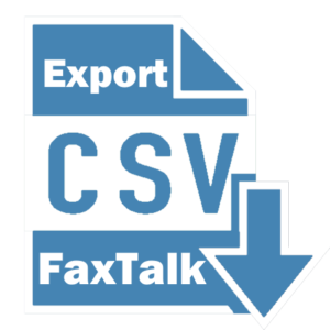FaxTalk Export CSV icon
